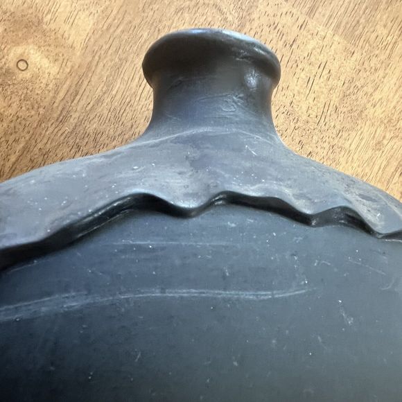 Vintage Native American Folk  Art Hand Painted Provincial Mold Ceramic‎ Decanter - Picture 10 of 14